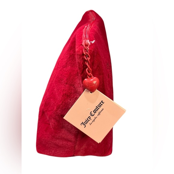 NWT JUICY COUTURE FURRY COSMETIC POUCH - Picture 3 of 7